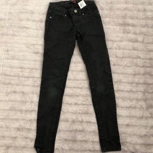 Guess super skinny black jeans